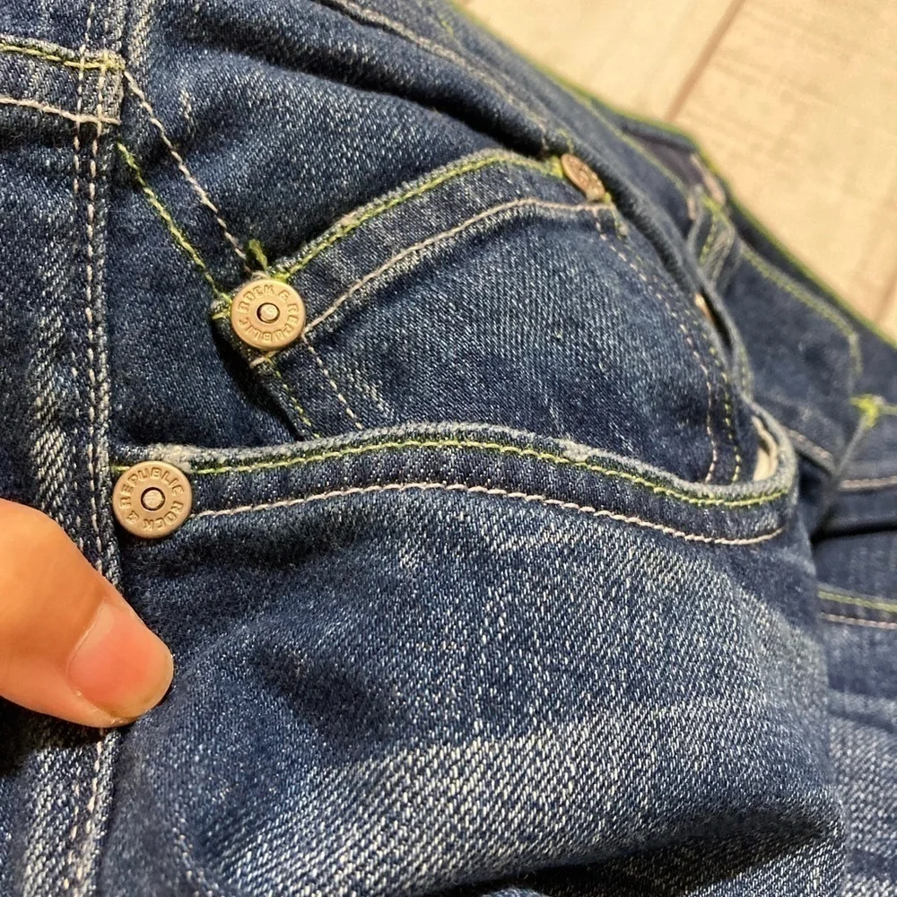 Rock & Republic Boot Cut Jeans Size 38 EUC Y2K Vintage - Picture 16 of 16